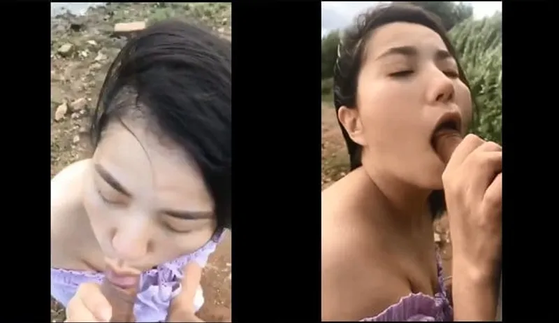 Em người yêu bj cho cô bạn gái bên bờ sông